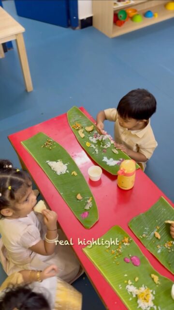 A Sadhya filled with tradition, togetherness and lots of happy little faces! Watching our little ones relish every bite made our Onam celebration even more special. 🤍🌼
.
.
.
[Onam, Onam 2026, Happy Onam, Onam Celebration, Onam Celebrations, Onam Vibes, Onam Festival, Kerala Onam, Kerala Festival, Onam Sadya, Pookolam, Onam Pookolam, Indian Festivals, Preschool, Preschool Activities, School Celebration, School Activities, Early Years, Elemenopy, Elemenopy Preschool]