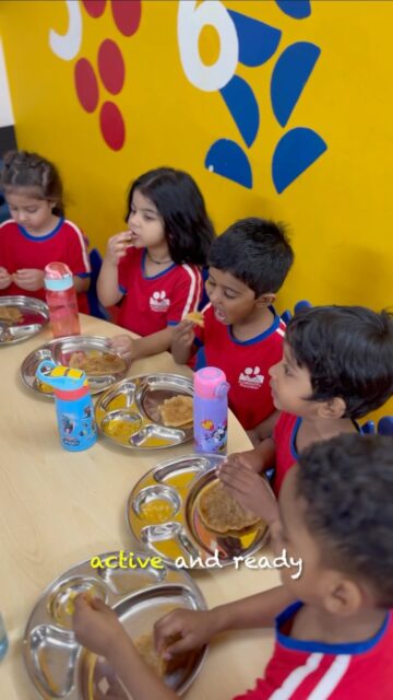 Nourishing little bodies, building little habits. 🤍

From breakfast to snack time and lunch, every meal at Elemenopy is prepared with care. And when mealtime is over, our little ones practise independence by cleaning up, placing their plates away and washing their hands all by themselves. 🌱
.
.
.
healthy meals, mealtime routine, independence, self-help skills, preschool life, learning through everyday routines, little learners, growing together